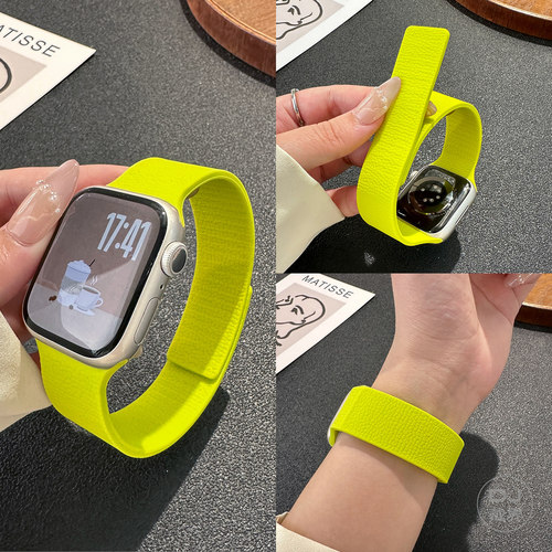 适用苹果iwatchS11手表带硅胶10