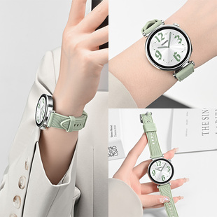 官方同款适用华为gt5手表表带高级感gt4系列氟橡胶防汗gt5pro女新款硅胶夏天透气watch时尚快拆时尚腕带替换