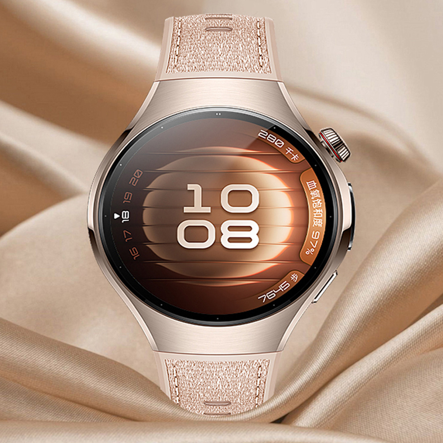 适用华为智能手表watch5真皮表带