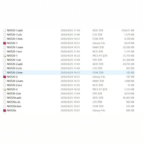 岛津GCMS NIST20（library file)谱库适用于岛津GCMSsolution