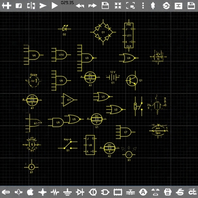 电子电路模拟器，非常强大的电路仿真软件，随时随地设计电子电路