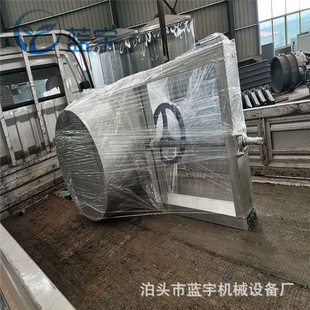 除尘器气动插板阀国标气动螺旋闸门方型圆口法兰气动闸门闸板阀厂