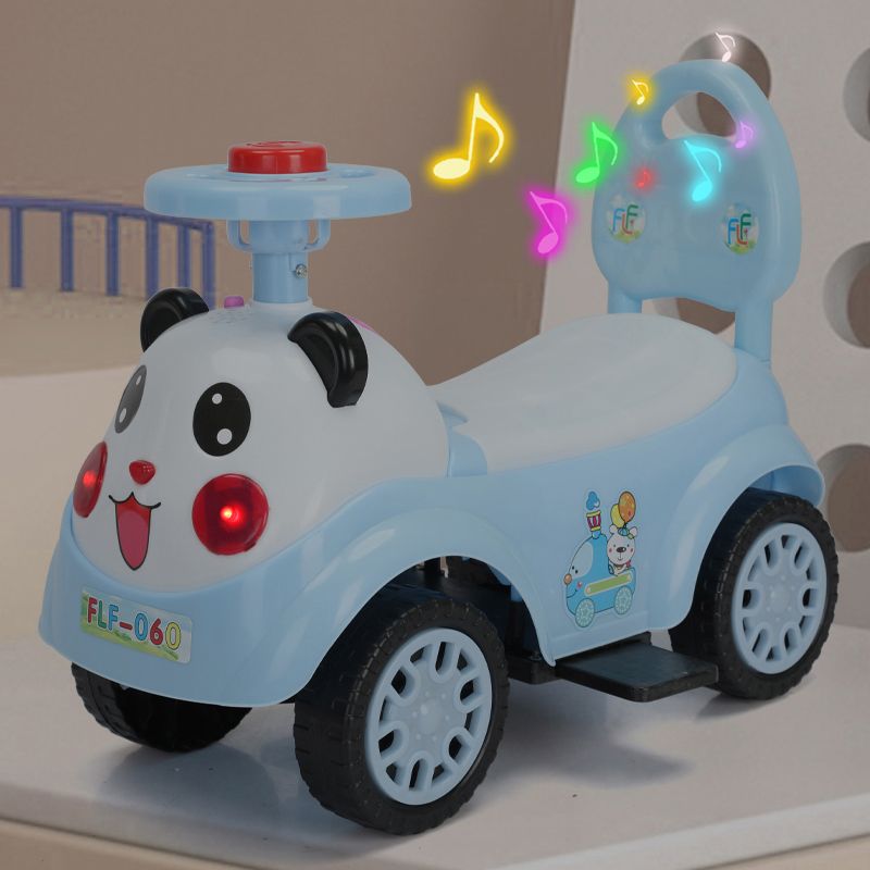 儿童扭扭车男女宝宝滑行车大号可骑1-3岁四轮带音乐助步溜溜新款