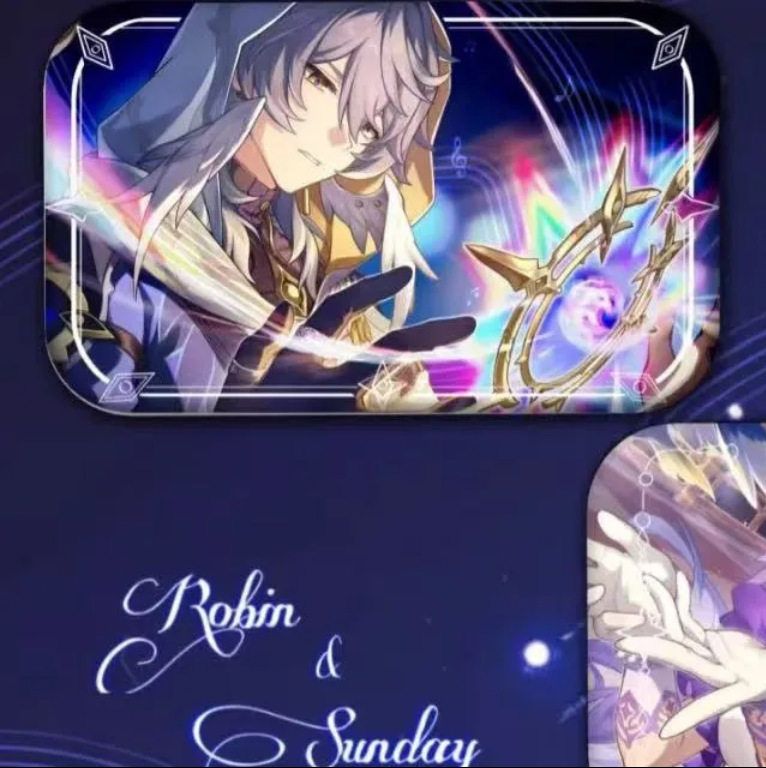 自星穹崩坏铁道知更鸟星期日吧唧