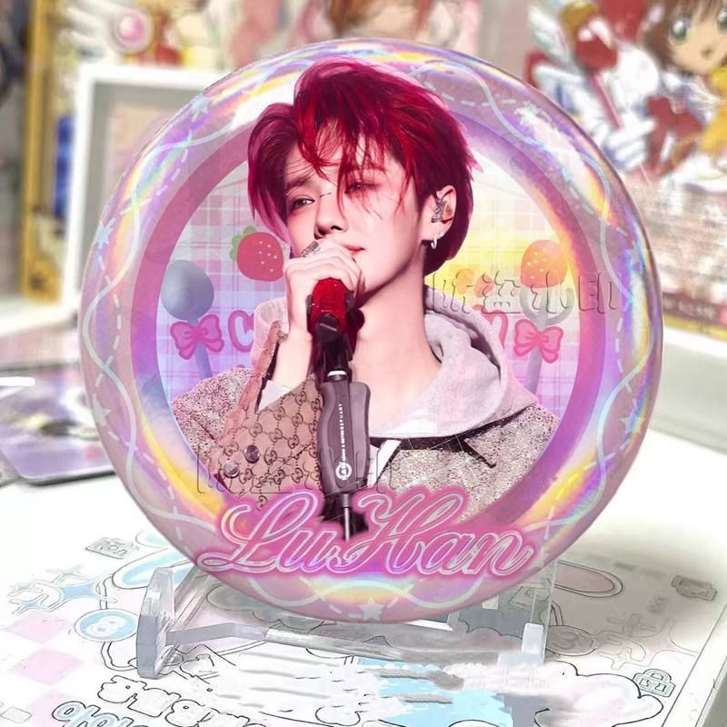 鹿晗音乐节芦苇应援周边谷子镭射
