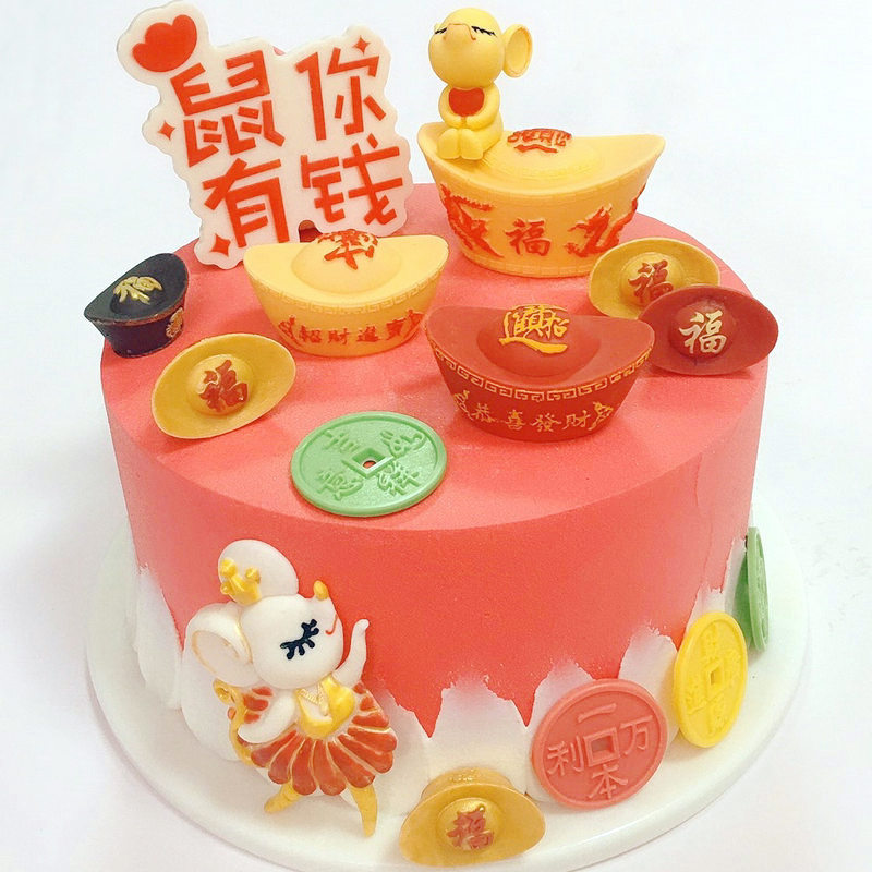 跨境新年元宝巧克力模具 立体金元宝巧克力饼干模具DIY元宝 烘焙