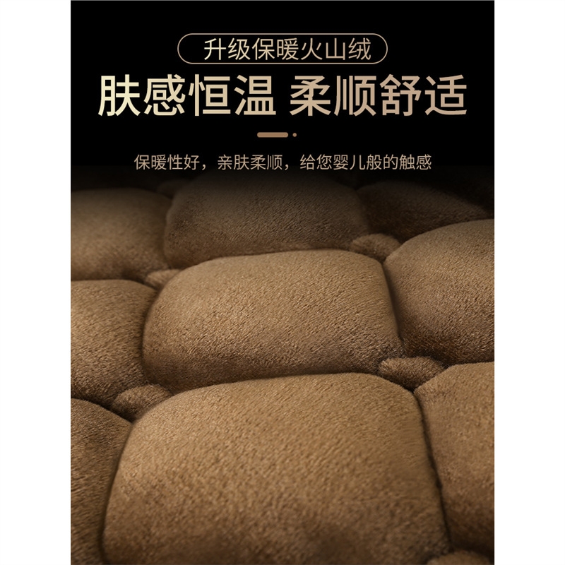跨境汽车坐垫冬季毛绒单片短毛座垫三件套车内加厚保暖后排毛垫通