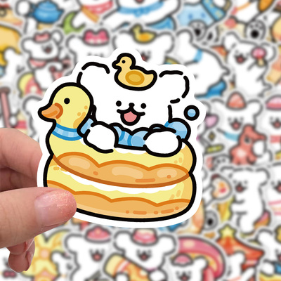 大图释卡通可爱小狗贴纸