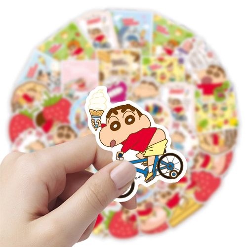 大图释蜡笔小新可爱贴纸表情卡通