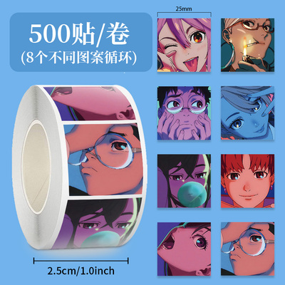 胆大党卷卷贴卡通人物周边手账