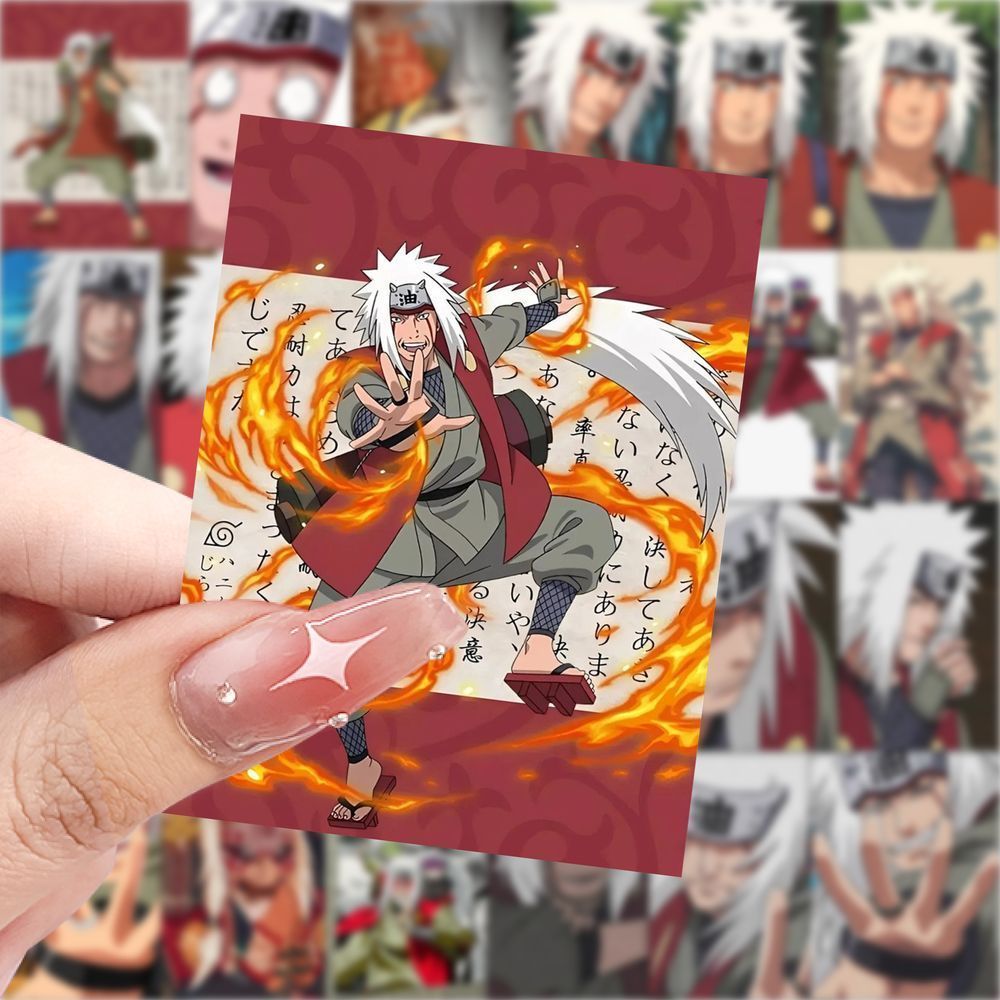 189张豪杰物语自来也贴纸动漫二次元周边贴画手机行李箱防水贴纸