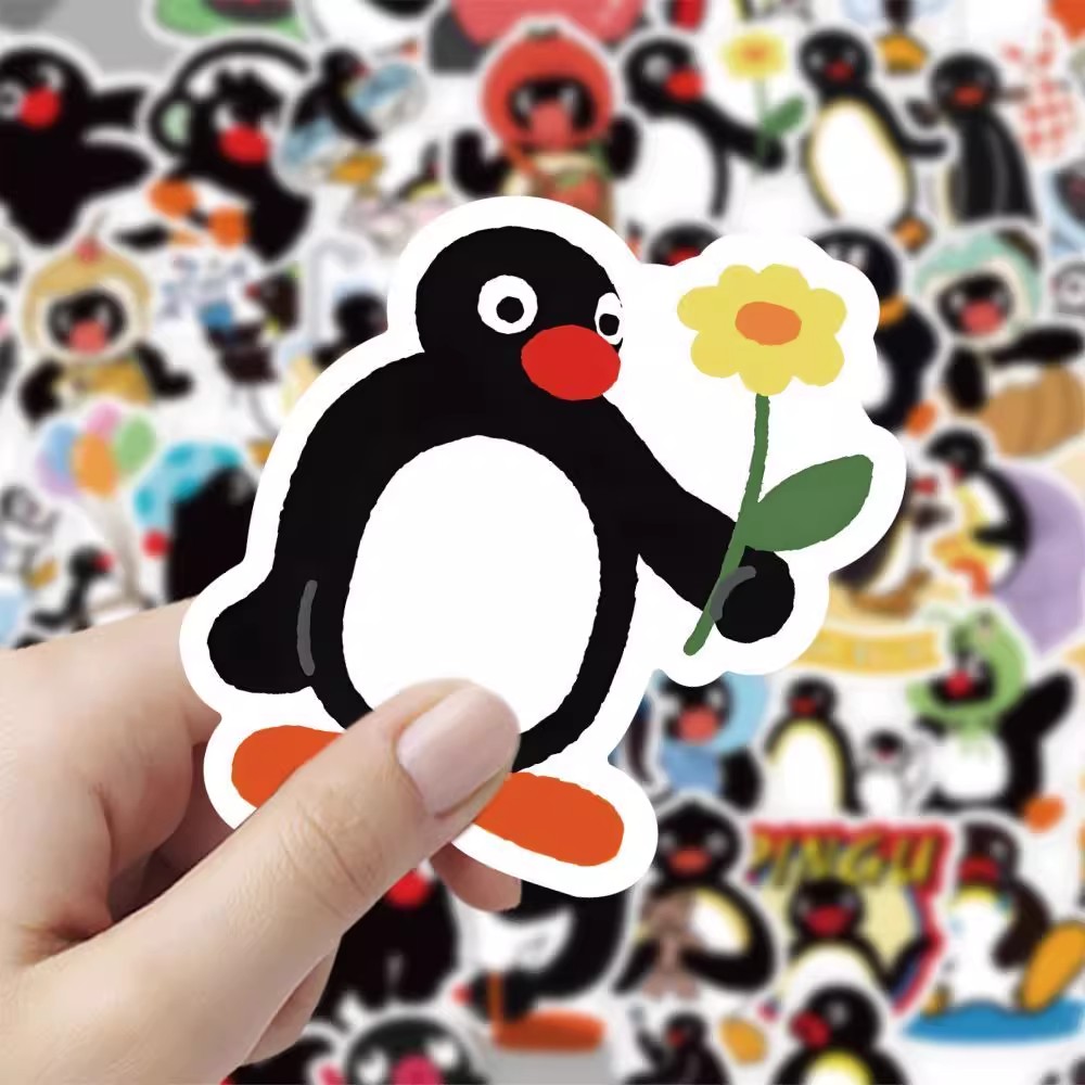 120张pingu企鹅卡通可爱贴纸