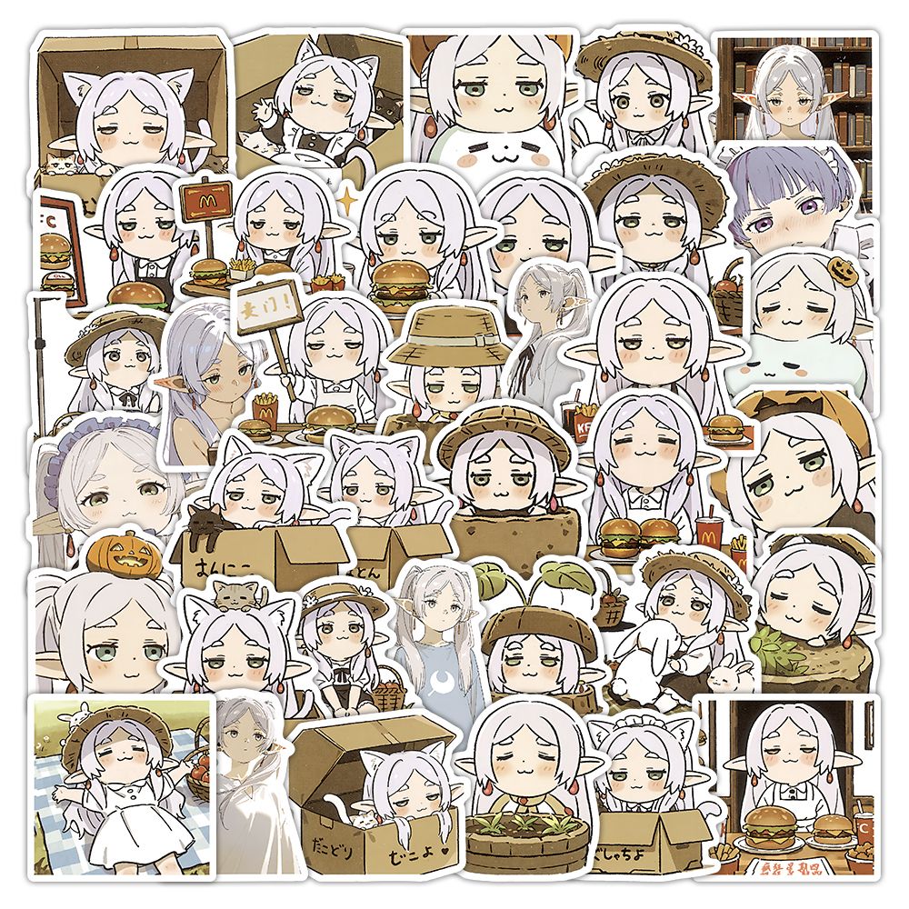 葬送的芙莉莲贴纸卡通ins风