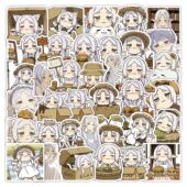 48张葬送 饰手账标签可爱行李箱防水贴画 芙莉莲贴纸卡通ins风装