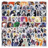 120张Q版 饰人物手机周边动漫手账防水贴画 火影贴纸可爱贴纸diy装