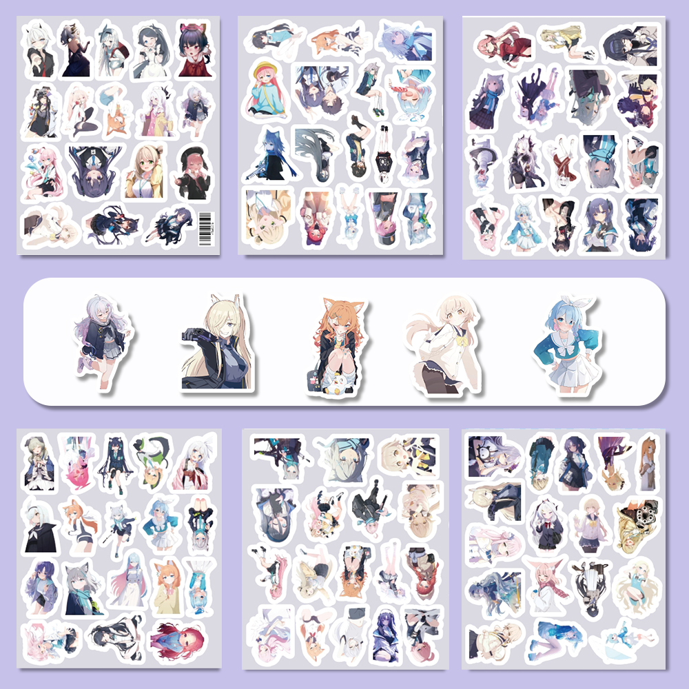 206张蔚蓝档案贴纸卡伊动漫人物