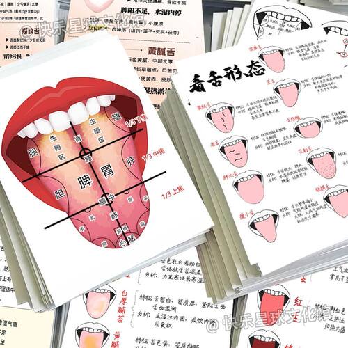 舌诊零基础学霸笔记贴纸
