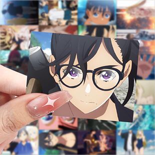 252贴动漫夏日重现动漫贴纸ins小舟潮网代慎平二次元装饰手帐贴画