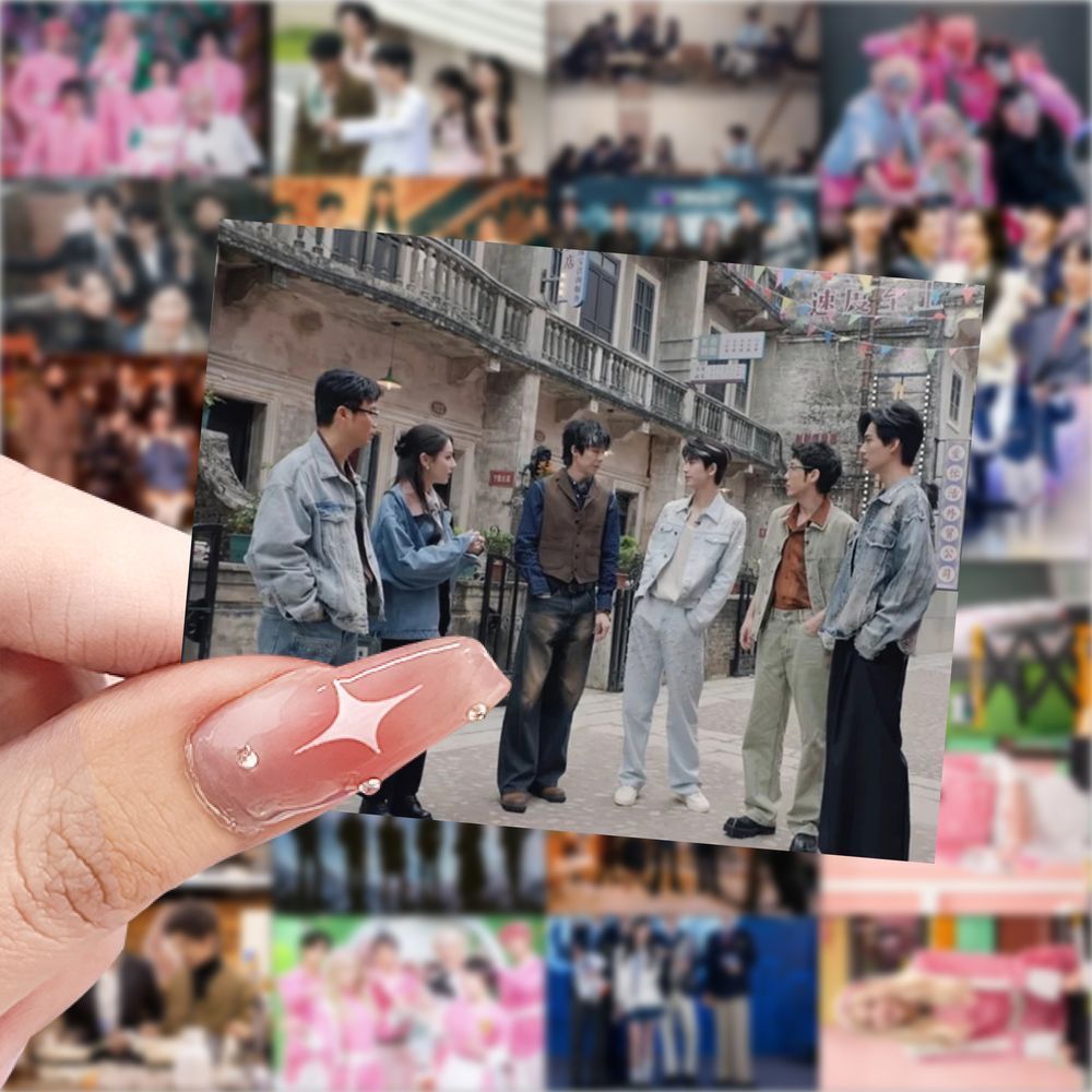 126张 开推大合照贴纸高颜值明星insdiy周边笔记本装饰手账手机贴