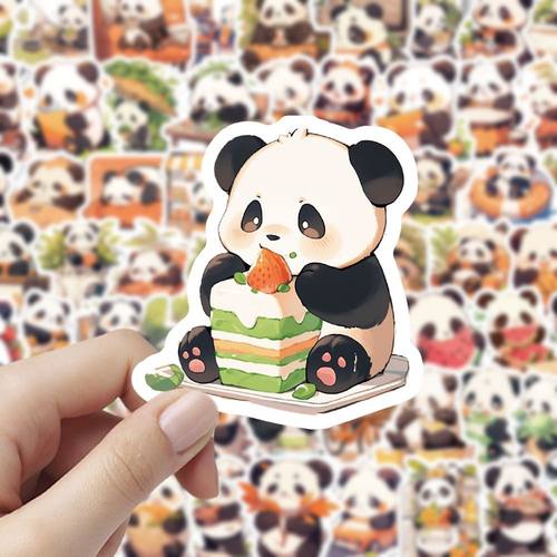 熊猫日常103张基础包装diy贴纸
