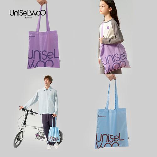 UniSeLWoo呦卧帆布包字母帆布袋
