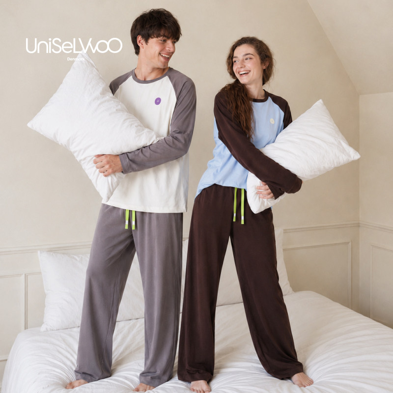 呦卧噗噗棉长袖T恤居家服