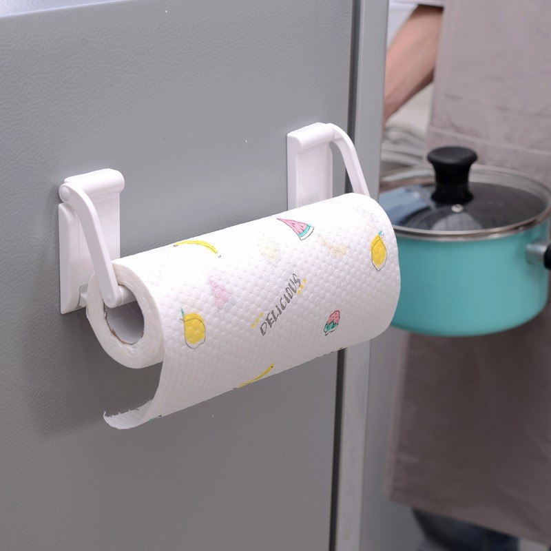 厨房纸巾架吸铁石固定纸巾挂架磁力置物架冰箱磁石吸附卷纸收纳架