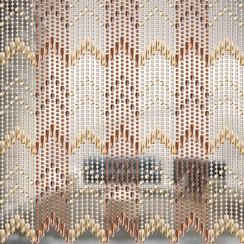 家用免打孔门帘珠帘隔断新款卧室客厅玄关塑料水晶串珠子珠链帘子