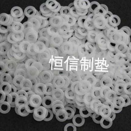 四氟F4铁氟龙塑料王耐高温耐酸平垫圈密封垫片M3*6/7/8mm一百