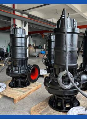 污水泵50WQ10-10-0.75KW污水提升泵220V单相wq无堵塞潜水排污泵