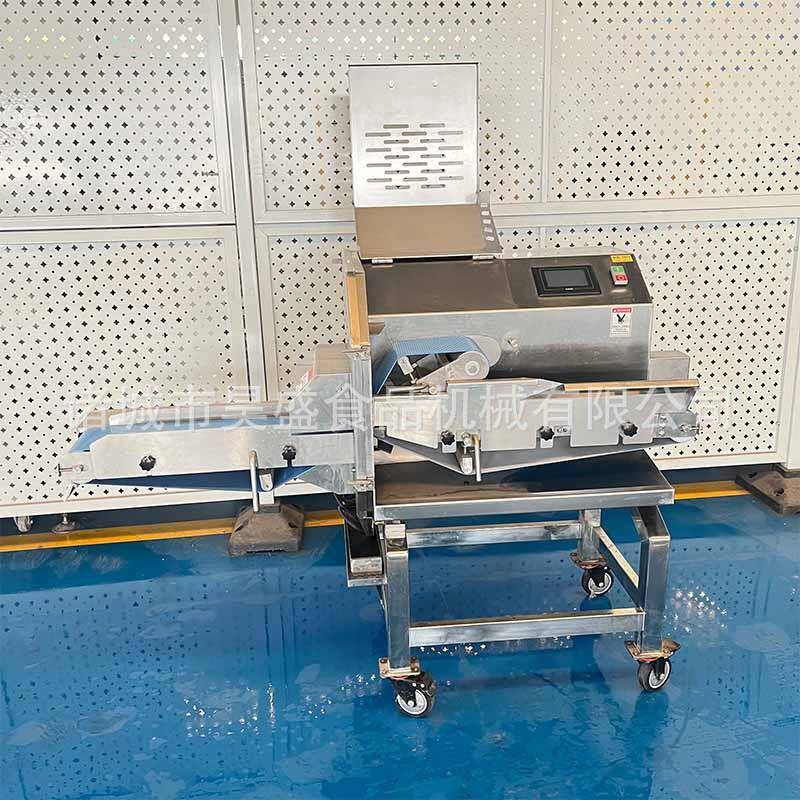 现货香肠切片机商用全自动连续式牛肉切片机午餐肉熟食切片设备