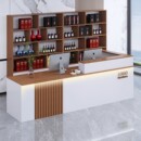 吧台收银台酒吧台球厅美容院超市店铺商用服务台公司前台桌接待台
