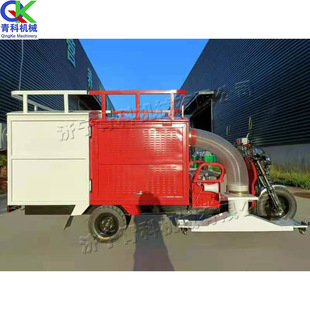 吸树叶粉碎收集一体车 法桐树叶打碎机 物业小区枯叶收集车