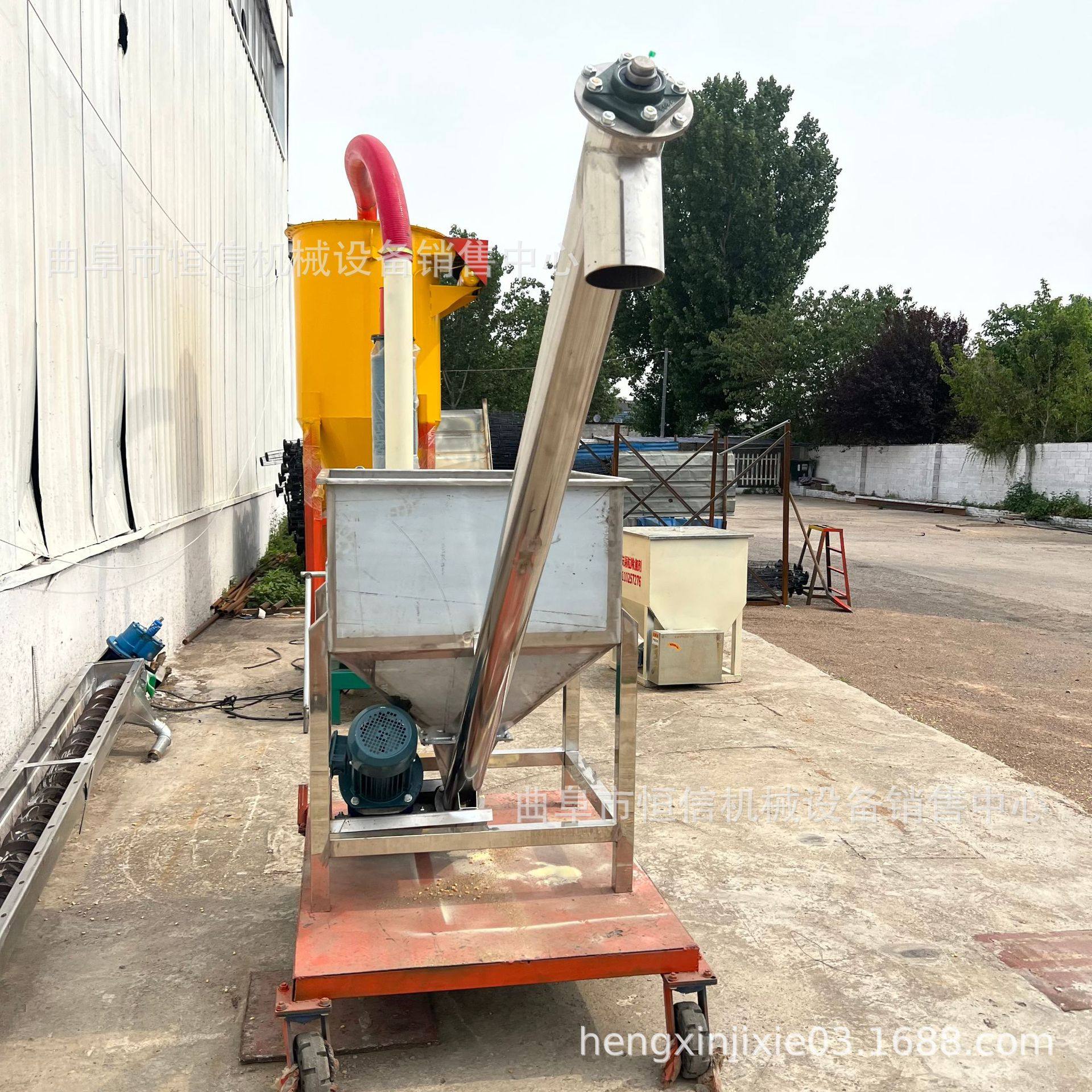 咖啡豆粉末颗粒螺旋输送机zcjb 尿素颗粒螺旋上料机 直供提升机,搬运/仓储/物流设备,其他起重搬运设备,淘宝优惠券,粉丝福利购,淘宝优惠卷