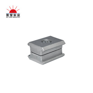 厂家供应 第三代 铝合金精益管连接件 线棒接头 平行中接头XY-11B