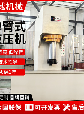 小型液压机20吨单臂C型轴承减速压装冲孔成型油压机单柱压力机