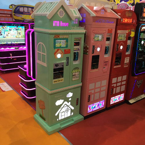 出口型新款促销智能豪华全自助兑币机自动大屏幕售币机游戏机厂家