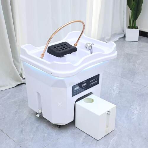 可移动头疗盆理发养店加热头式洗床水循环按摩床廊发专Y008用洗头