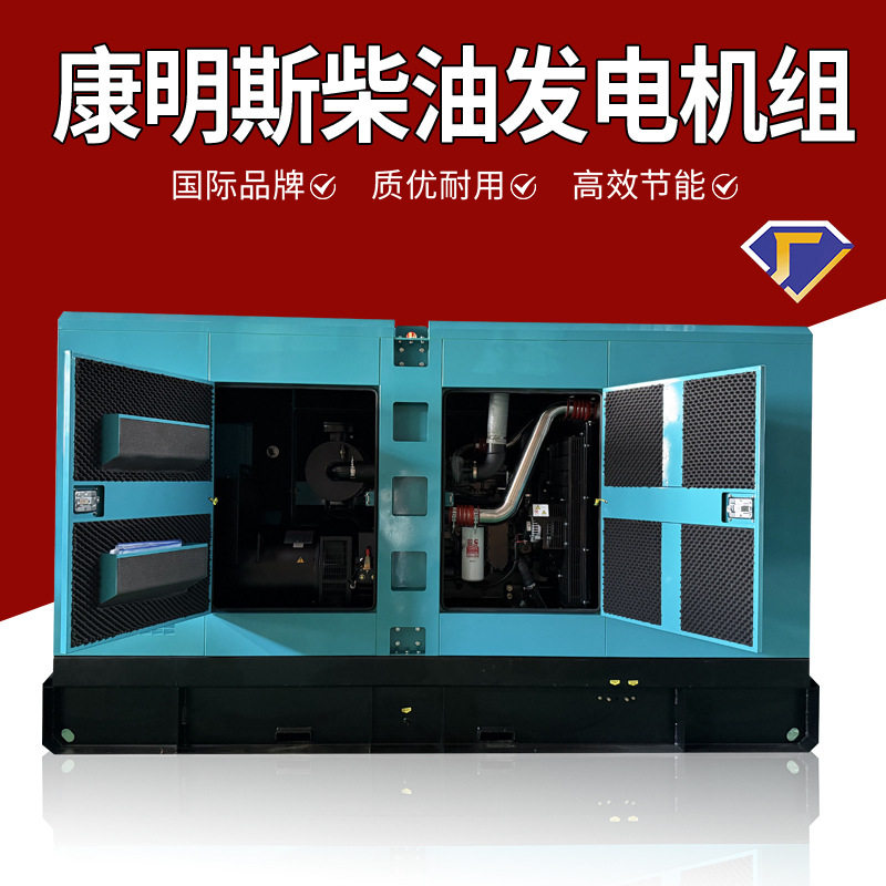 250KVA Cummins gensets柴油发电机组60Hz 220V三相带全自动转换