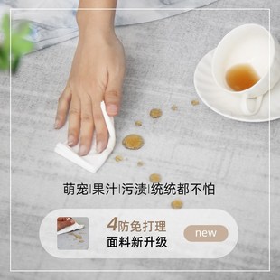 地毯客厅卧室床边毯轻奢高级房间免洗可擦家用大面积地垫隔音加厚