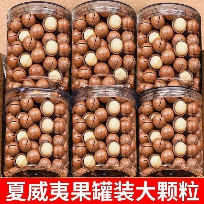 新货夏威夷果罐装大颗粒奶油味夏威夷果坚果干休闲零食炒货批发