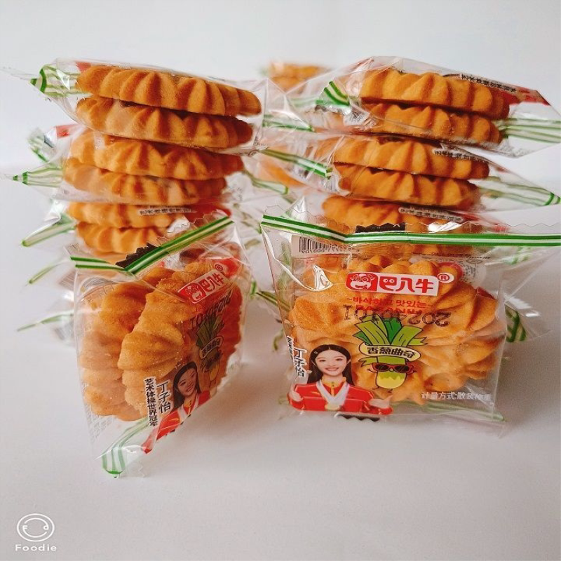 香葱曲奇酥性独立两片装饼干邮办公休闲午茶点美味零食佳品