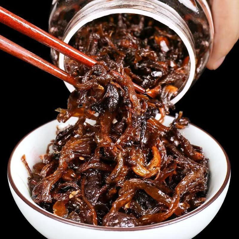 云南鸡枞菌香蕈480g即食松茸牛肝菌特产批发下饭菜拌面油鸡枞菌