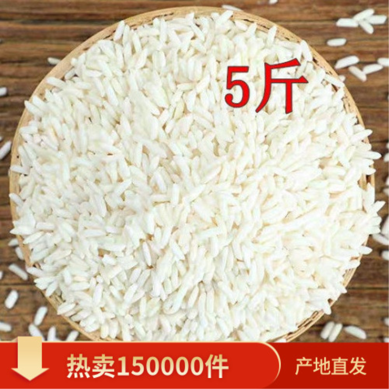 新糯米 长粒农家自种 江米包粽子粗粮五谷杂粮香粘2/5斤包邮