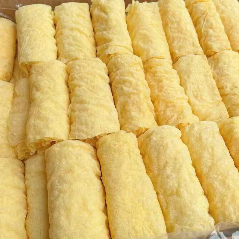 散装批发响铃卷火锅食材麻辣烫速食螺蛳豆皮卷油炸腐竹商用