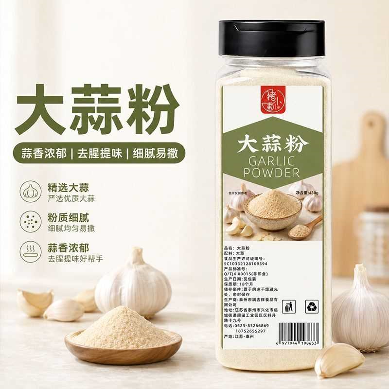 大蒜粉蒜头粉家用食用香粉馅料调料粉纯商用去腥炒菜烧烤腌肉腌制