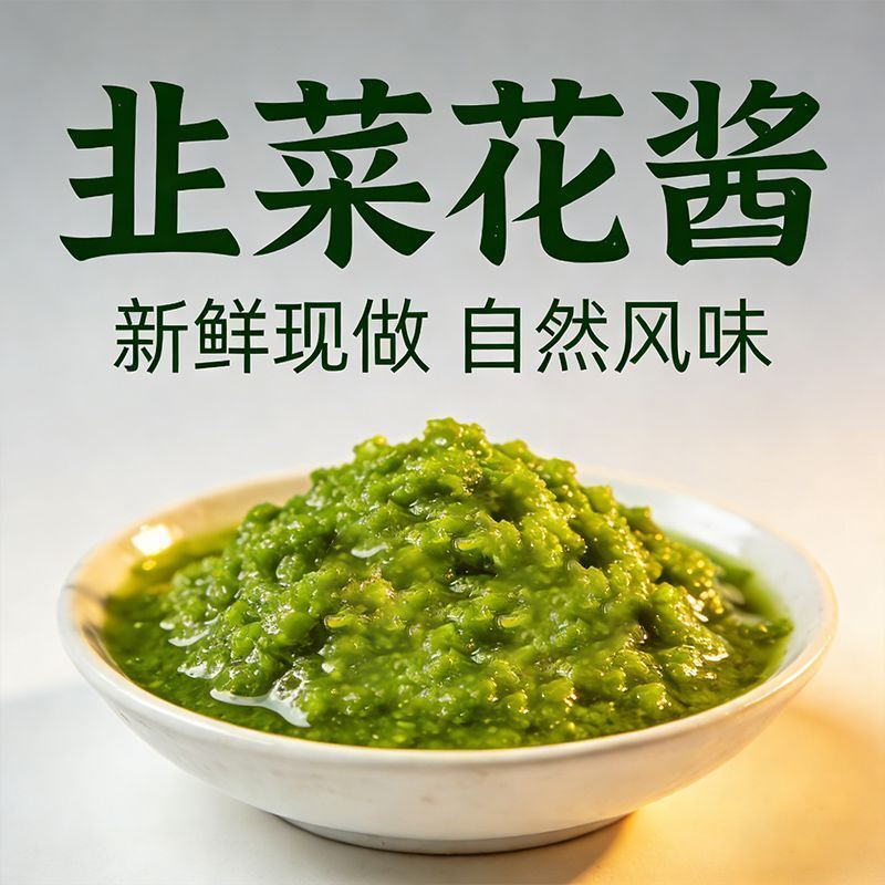 韭菜花酱下饭酱火锅蘸酱内蒙古现摘餐饮蘸料咸菜酱牛羊肉颗粒