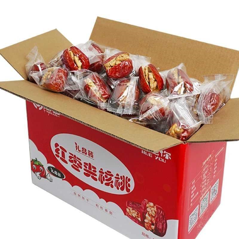 枣夹核桃独立小包装特级新疆特产红枣核桃仁夹心枣大枣加核桃零食