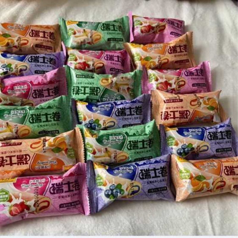 瑞士卷多口味卷芯夹心蛋糕整箱早餐零食网红草莓味软糕点休闲食品