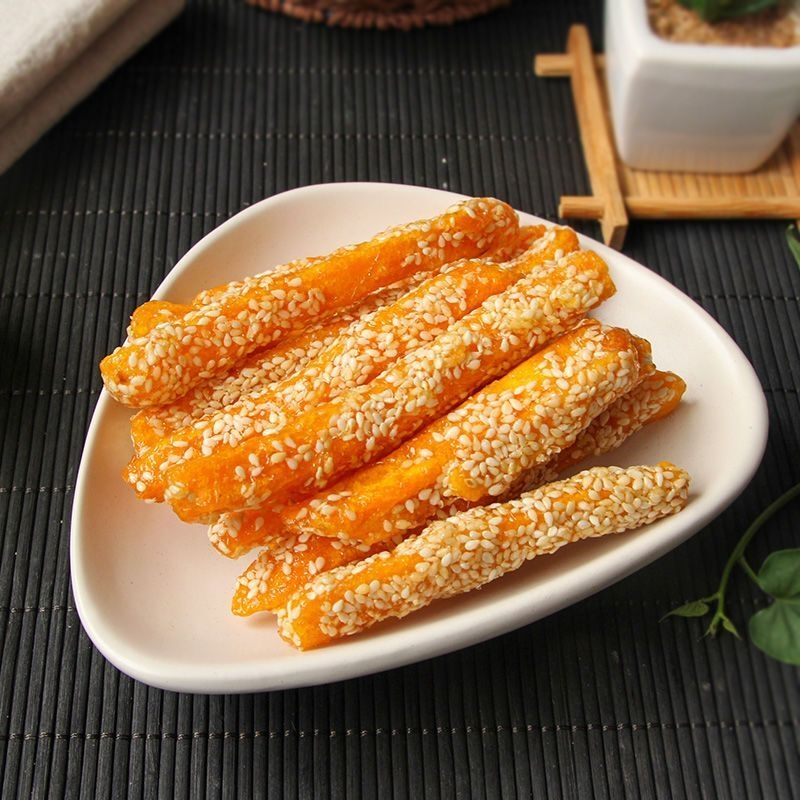 网红拔丝地瓜香酥红薯脆油炸番薯干连城特产休闲办公零食手抓包